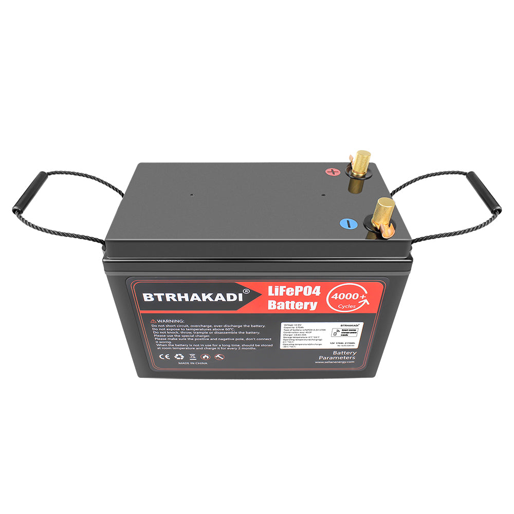 Eu Stock Lifepo4 12V For Sale 170A Lfp Pack Built-In Smart Bms Bluetooth With 20A Charger For Boat Ups Battery Lifepo4
