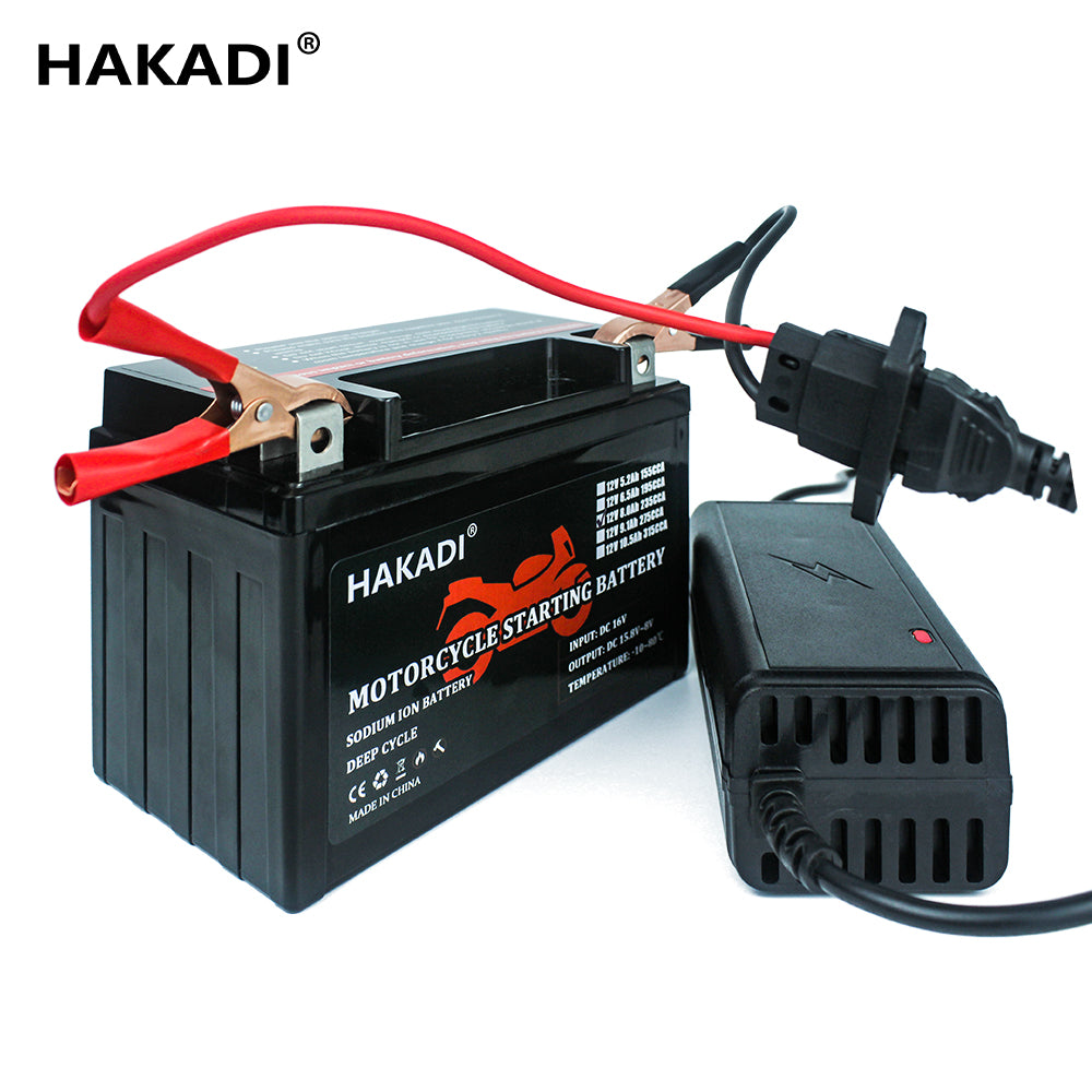 HAKADI 12V 7.8A Sodium IOn Bttery Pack for 235CCA Motor Starter Power FREE SHIP