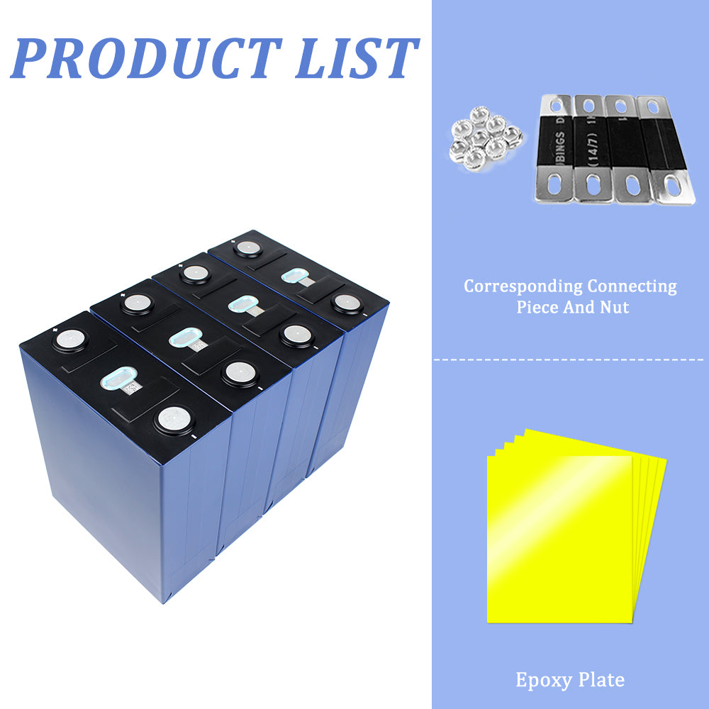 EU STOCK: CALB 3.2V 280A Grade A 9000 Cycles DIY 48v 51.2v 15kwh Battery System for Home Industry Energy Truck Parking Air Conditioner Free Shipping