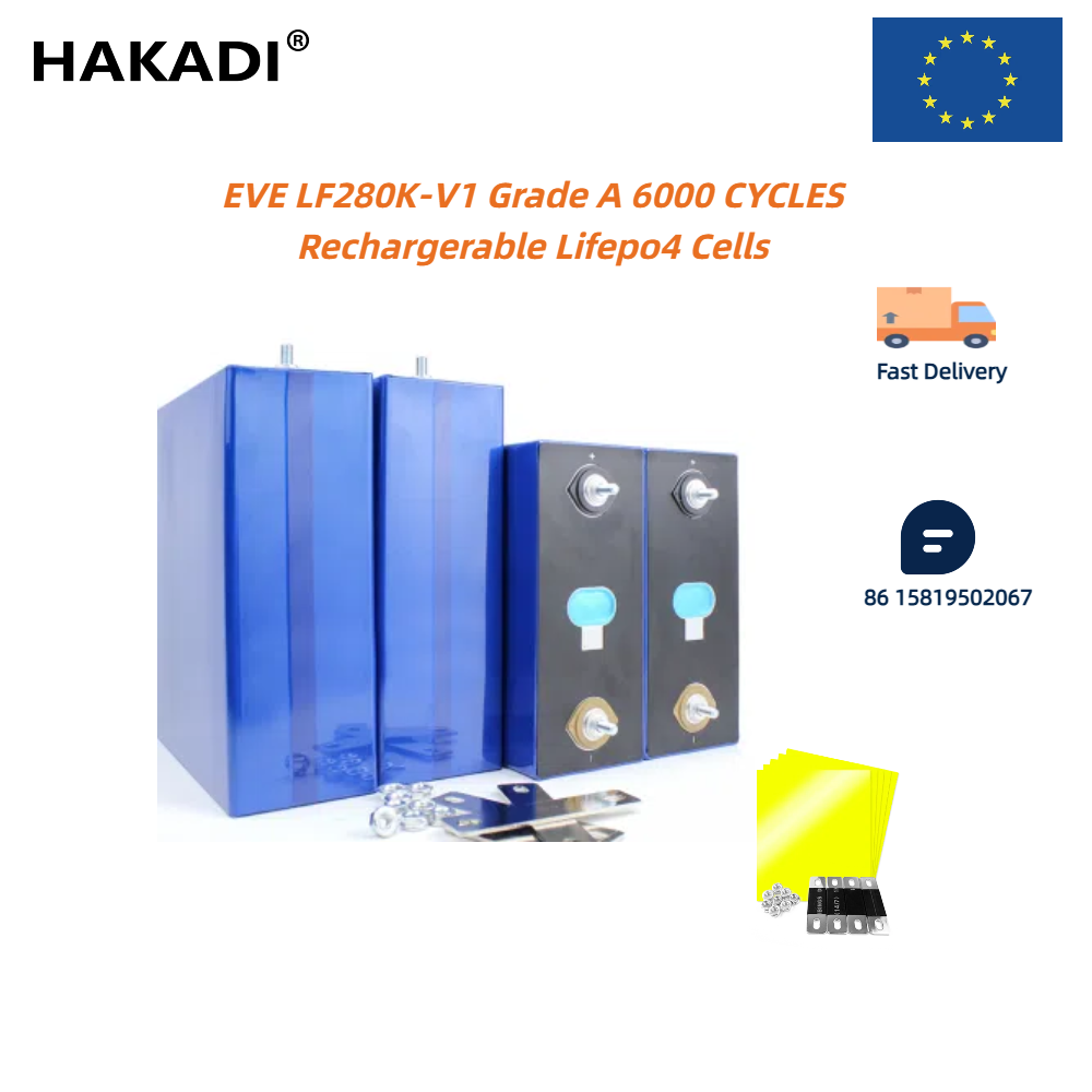 EU STOCK EVE LF280K LiFePO4 280Ah Battery Rechargeable 6000 Cycles for Energy Storage System 15kwh Home Inverter