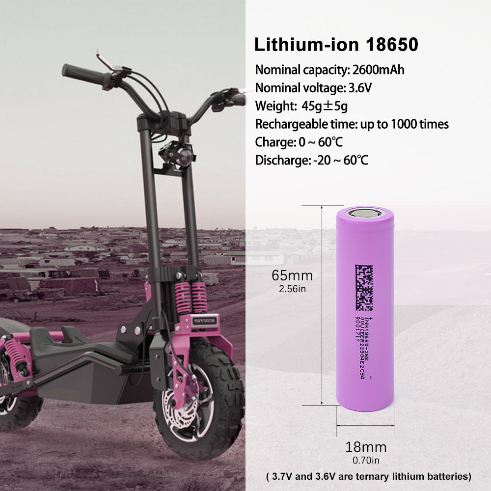 HAKADI Li-ion 18650 For Sale 3.7V 2600mah Power Battery Free shipping