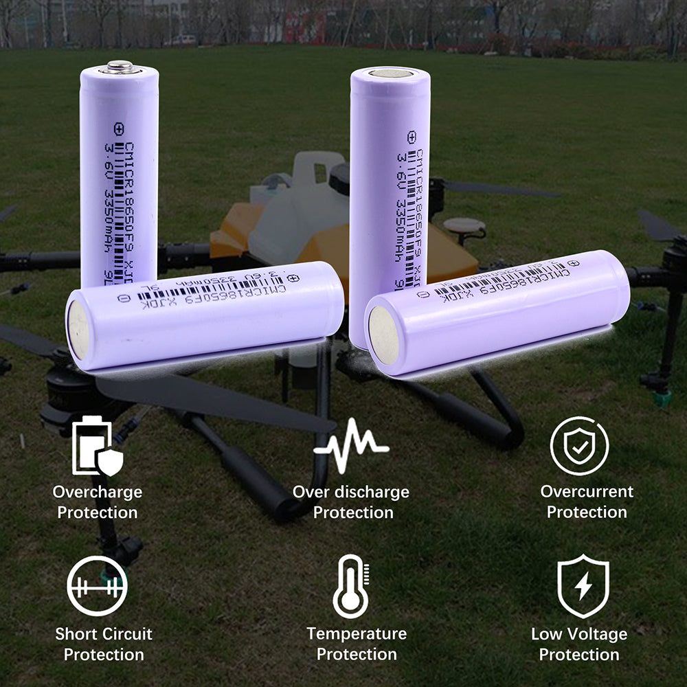 HAKADI 18650 3.7V 3350mAh 3C Li-ion Rechargeable Lithium-ion Battery Cell For DIY Energy Storage Battery Pack