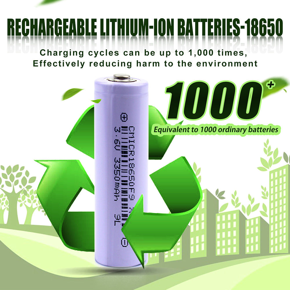 HAKADI 18650 3.7V 3350mAh 3C Li-ion Rechargeable Lithium-ion Battery Cell For DIY Energy Storage Battery Pack