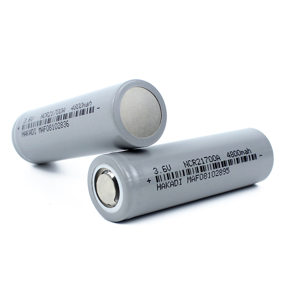 Shop now! HAKADI NMC 21700 3.7V 4800mAh LI-ion cells Grade A