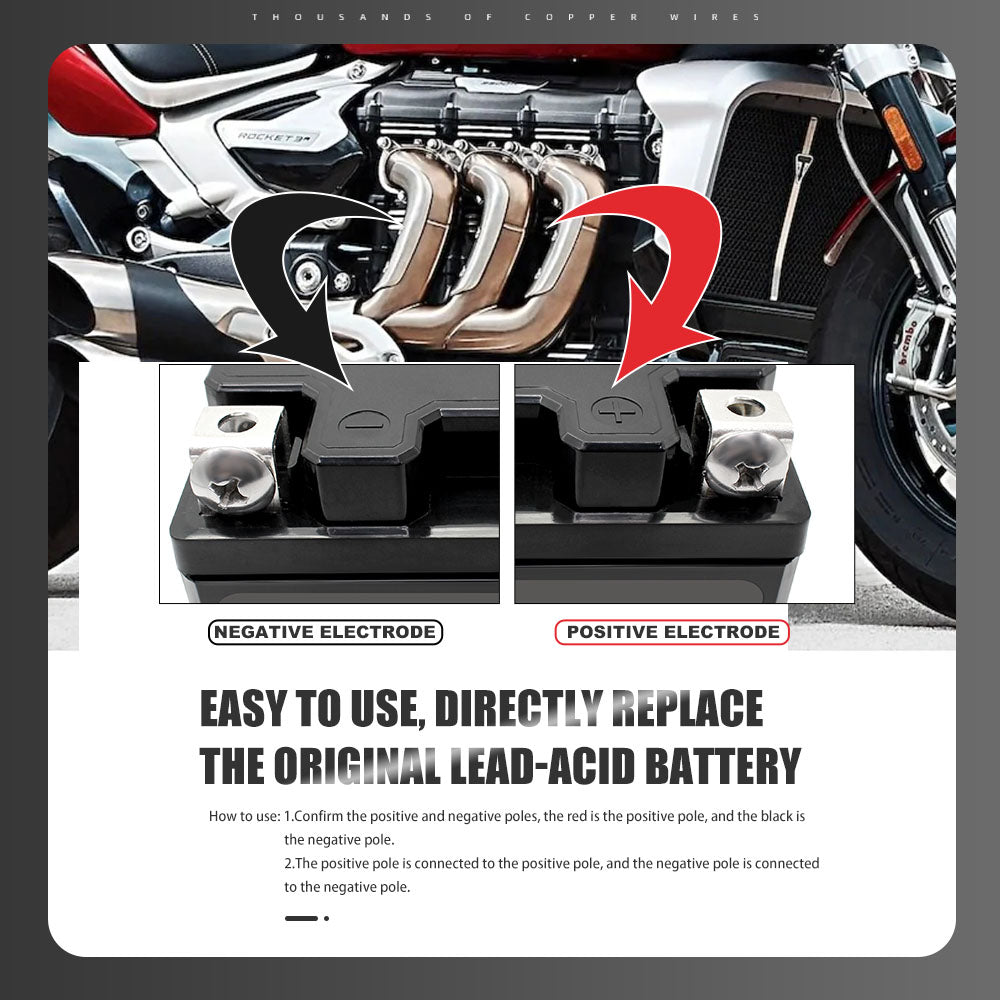 HAKADI 12 Volt Sodium Ion Battery Pack For Car Motorcycle Starting Power 115Cca~800Cca 3A 5A 9A 10A 60A 3000 Cycles
