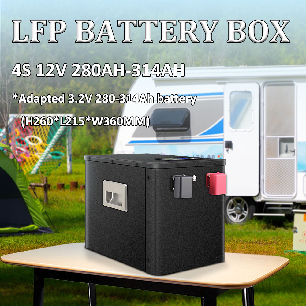 12V280AH 314AH DIY BOX KITS with JK BMS 200A bluetooth, Display without Batteries