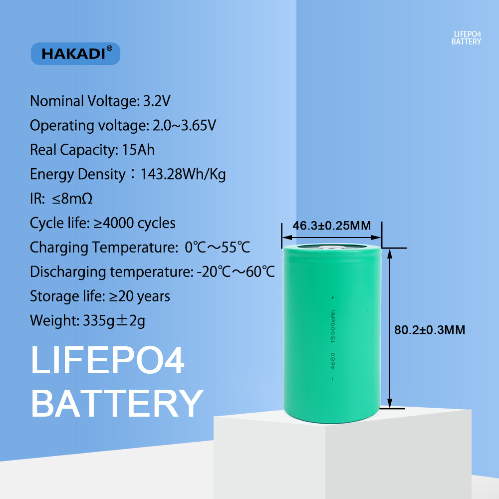 Drone Battery BYD FC4680 15000mah 1C 3.2V Lifepo4 Battery