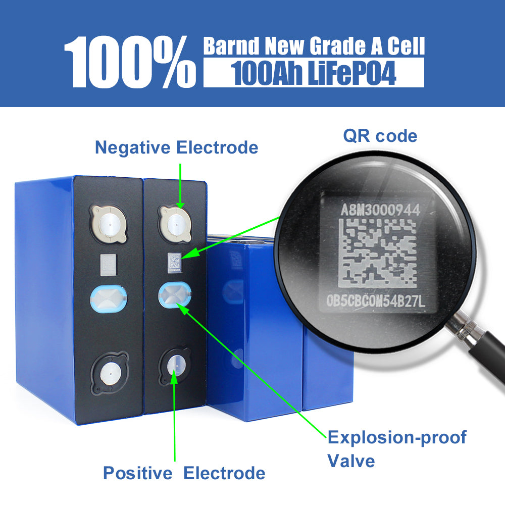 HAKADI Grade A+ Brand New 100% CALB 100A 3.2V For Car, Vessel, Golf Car, E-scooter 12v 24v Starter Energy