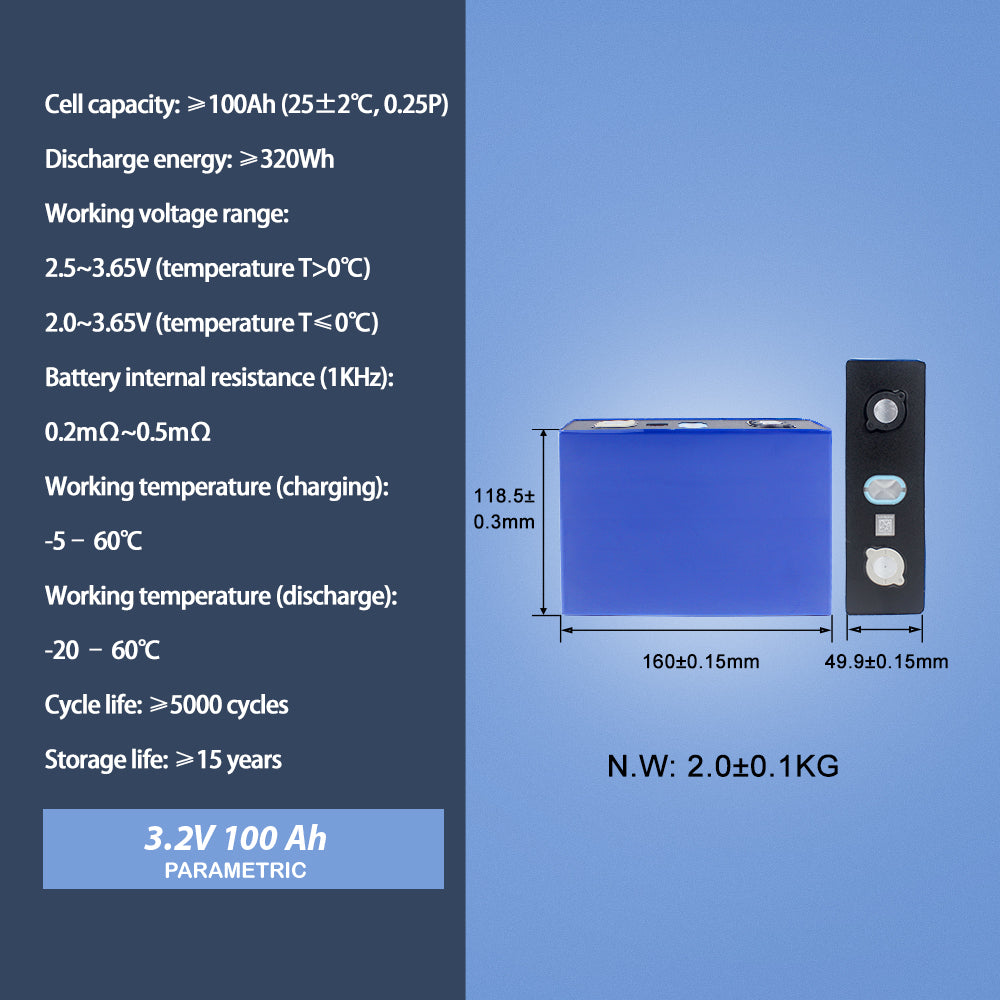 HAKADI Grade A+ Brand New 100% CALB 100A 3.2V For Car, Vessel, Golf Car, E-scooter 12v 24v Starter Energy
