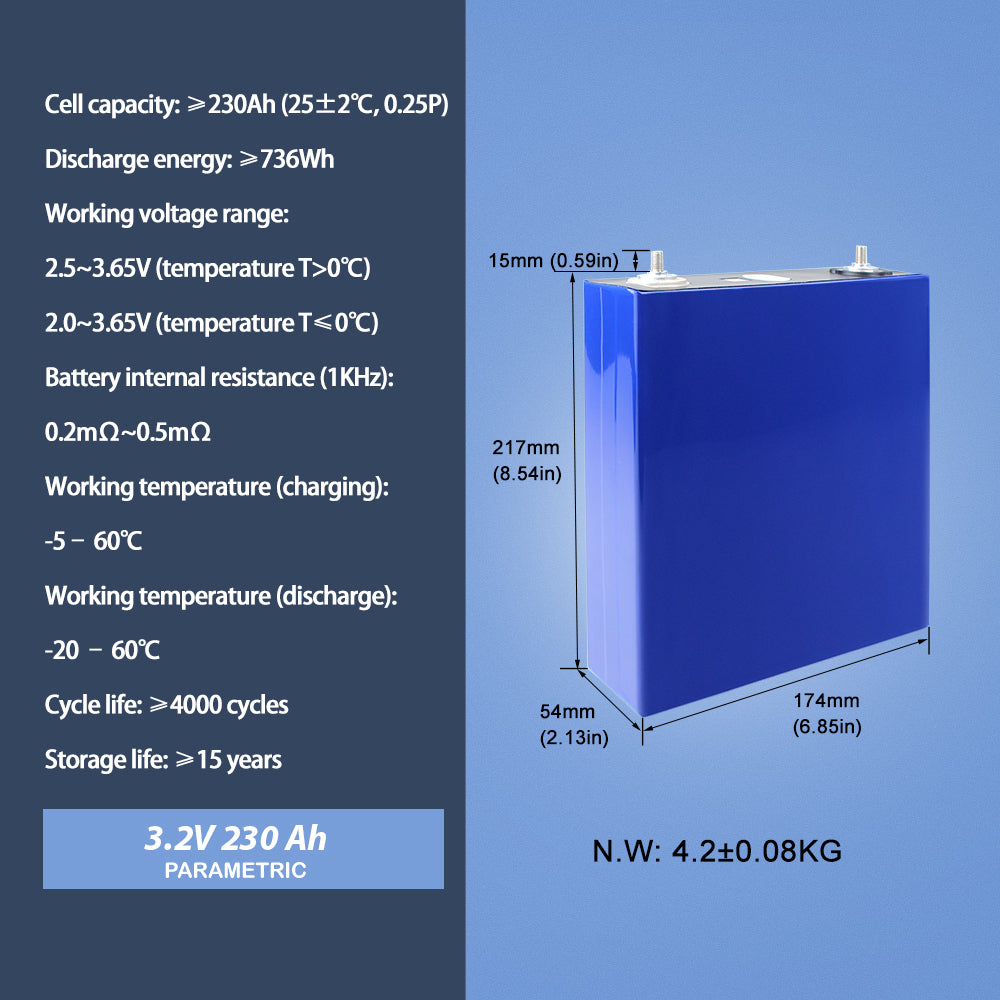 Fast Shipping 8000 Cycles CALB 3.2V 230Ah Lithium ion Phosphate Lipo Batteria DIY 11kwh 10KWH For Solar Panel Inverter Support High Capacity