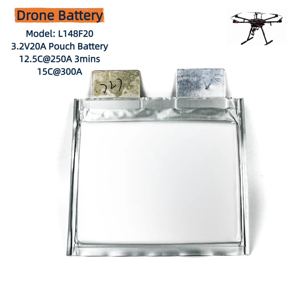 Drone Battery CALB 3.2V20A Pouch Batteries Lifepo4 15C High discharge Current 300A