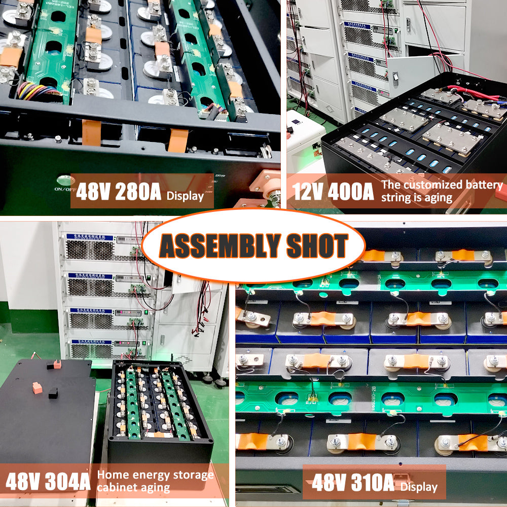 EU STOCK: HAKADI DIY BOX KIT Stackable 16S 48V 51.2V 15kwh LiFePO4 280Ah/302Ah Cell With Bluetooth 200A Smart BMS