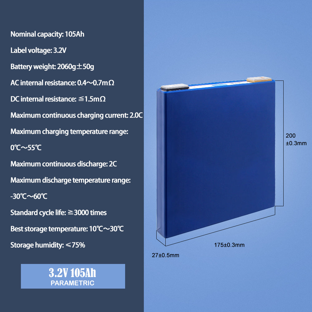 Hot Selling Gotion 3.2V 105Ah Lifepo4 Rechargeable Battery Grade A Cheaper Wholesale Price for Power Tool