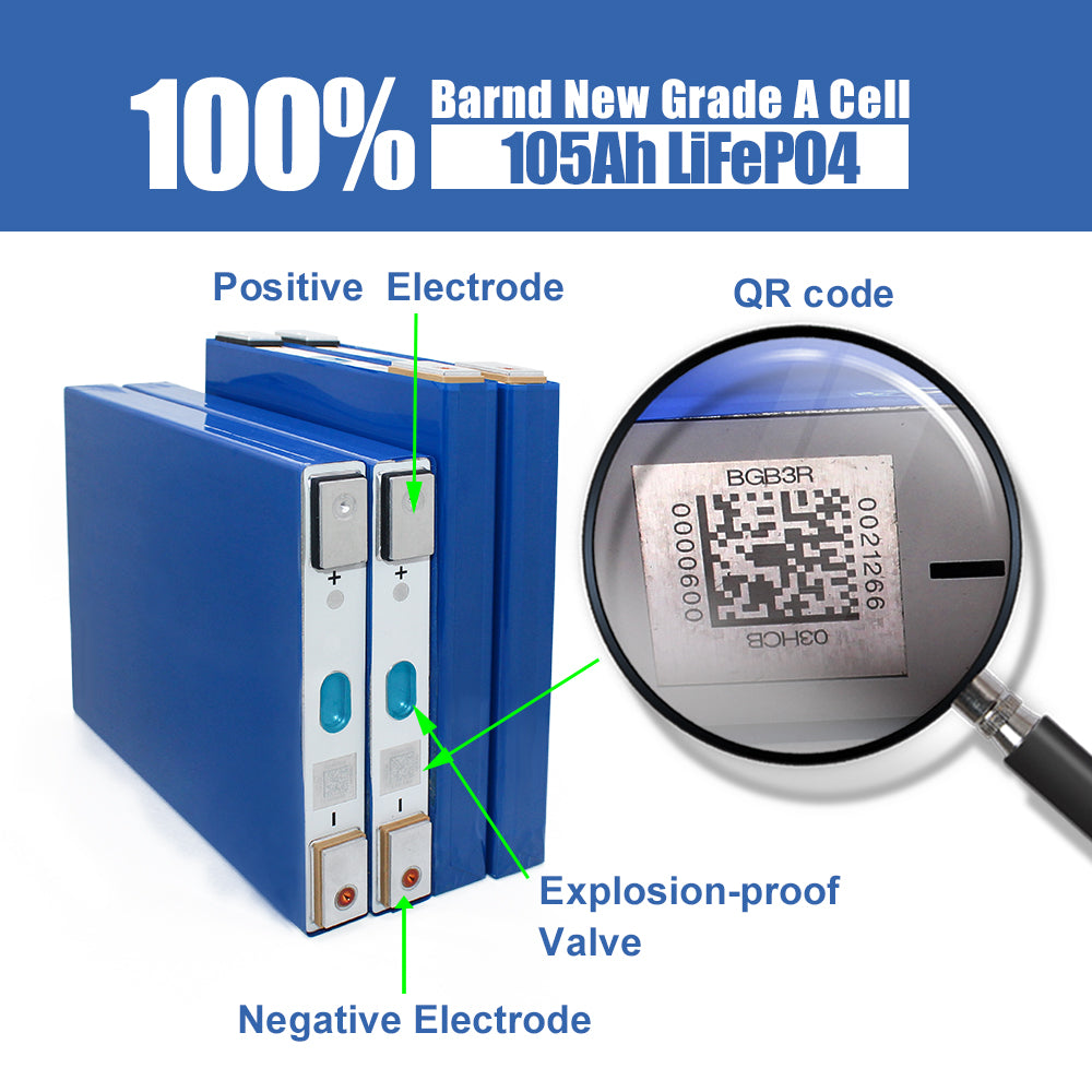 Hot Selling Gotion 3.2V 105Ah Lifepo4 Rechargeable Battery Grade A Cheaper Wholesale Price for Power Tool