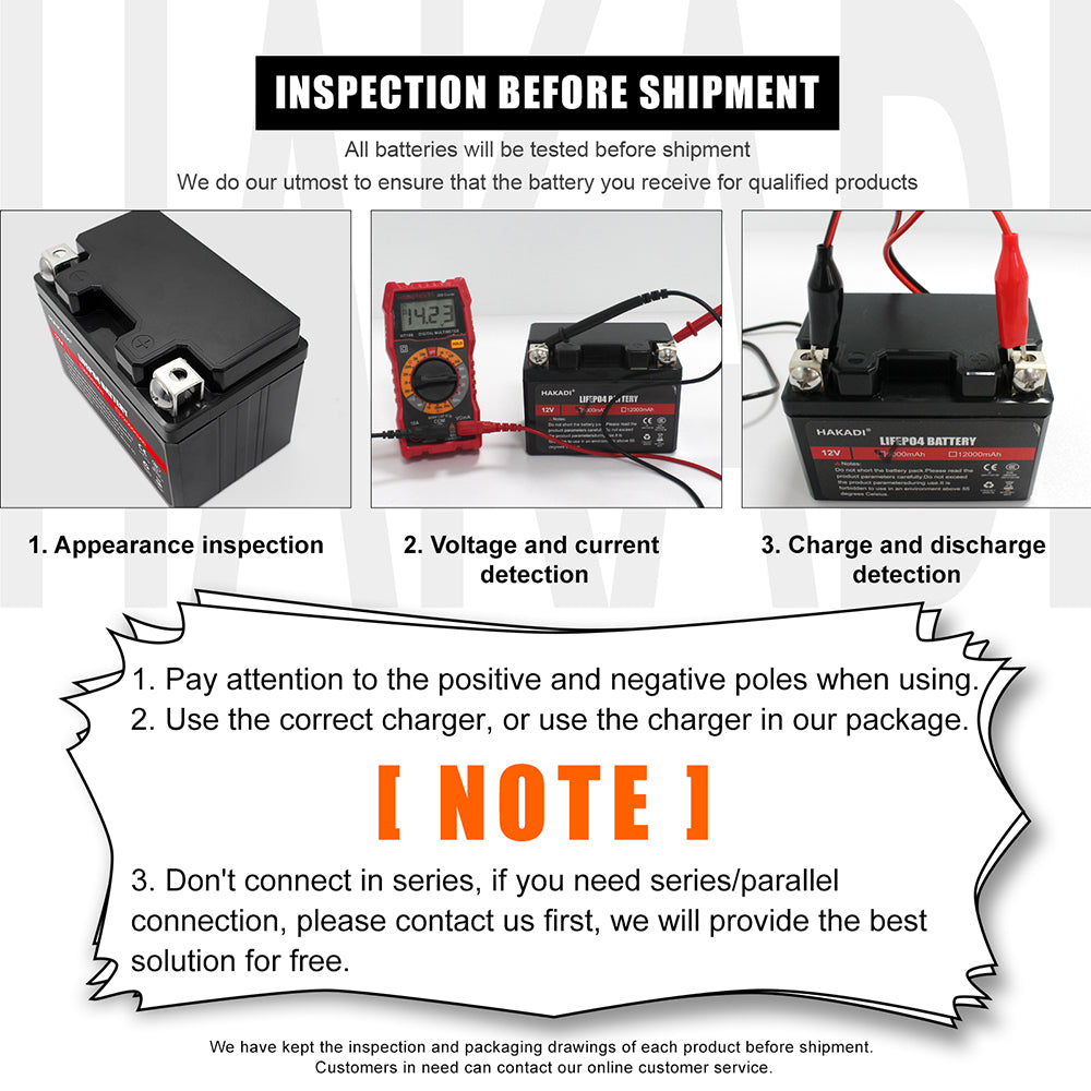 HAKADI 12V 6A LFP Battery Pack for Toy, Small Tool, Back up Power Lifepo4 Battery Built-in BMS Free Charger EU USA Plug