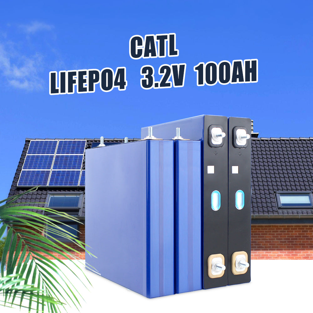 HAKADI Lifepo4 CATL 3.2.V 100Ah Grade A Batteries Deep cycle Rechargeable Cells For Golf carts RV EV Electric Vehicles Storage Battery Pack