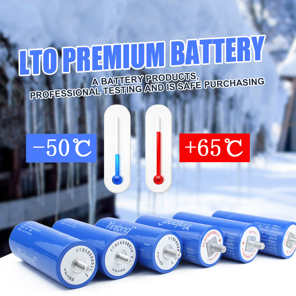Buy LTO battery Yinlong 2.3V 35ah 66160 10c Grade A 25000 Deep Cycles DIY car audio