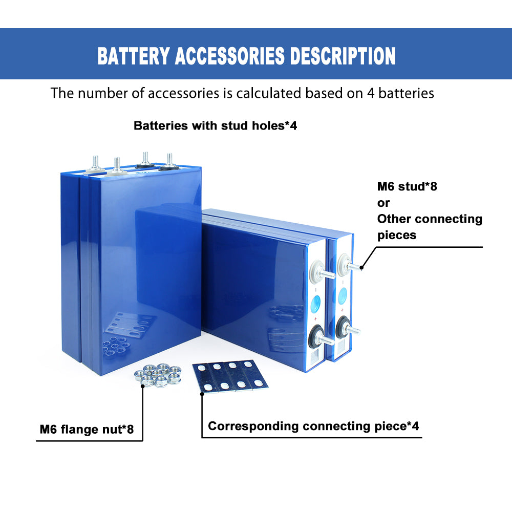 Get free shipping HAKADI LiFePO4 EVE 3.2V lf80Ah Grade A Brand new Battery Cells For DIY 12S Lithium Pack for EV/Solar