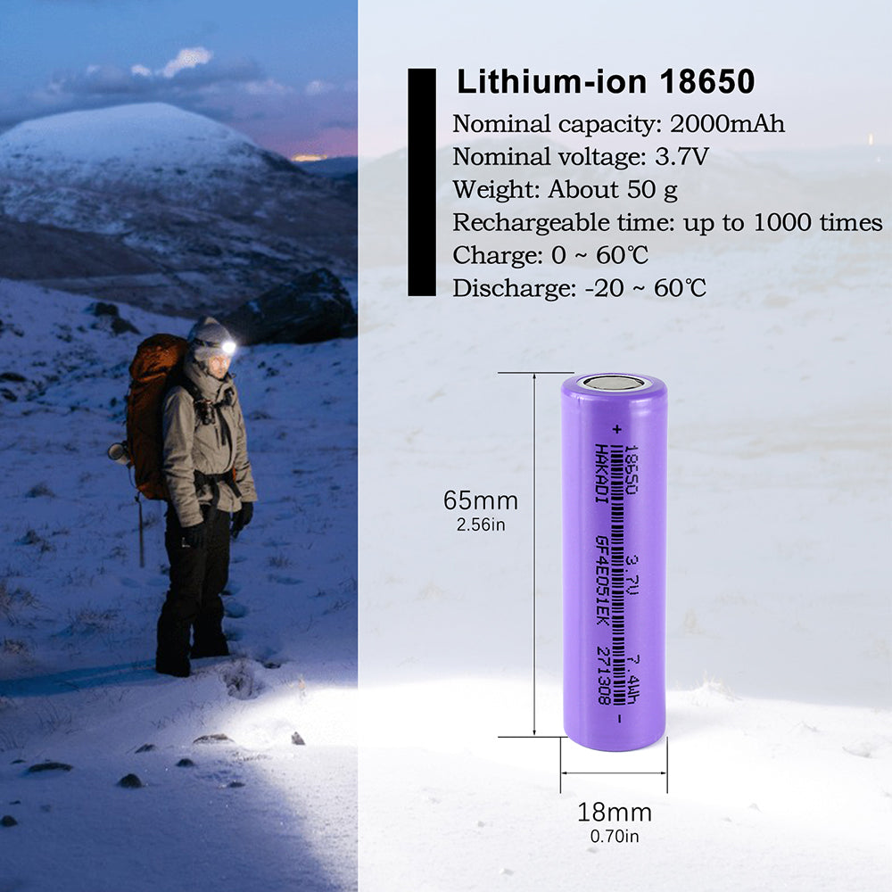 18560 For Sale 3.7v 2000mah Power battery li-ion cylindrical Rechargeable batteries