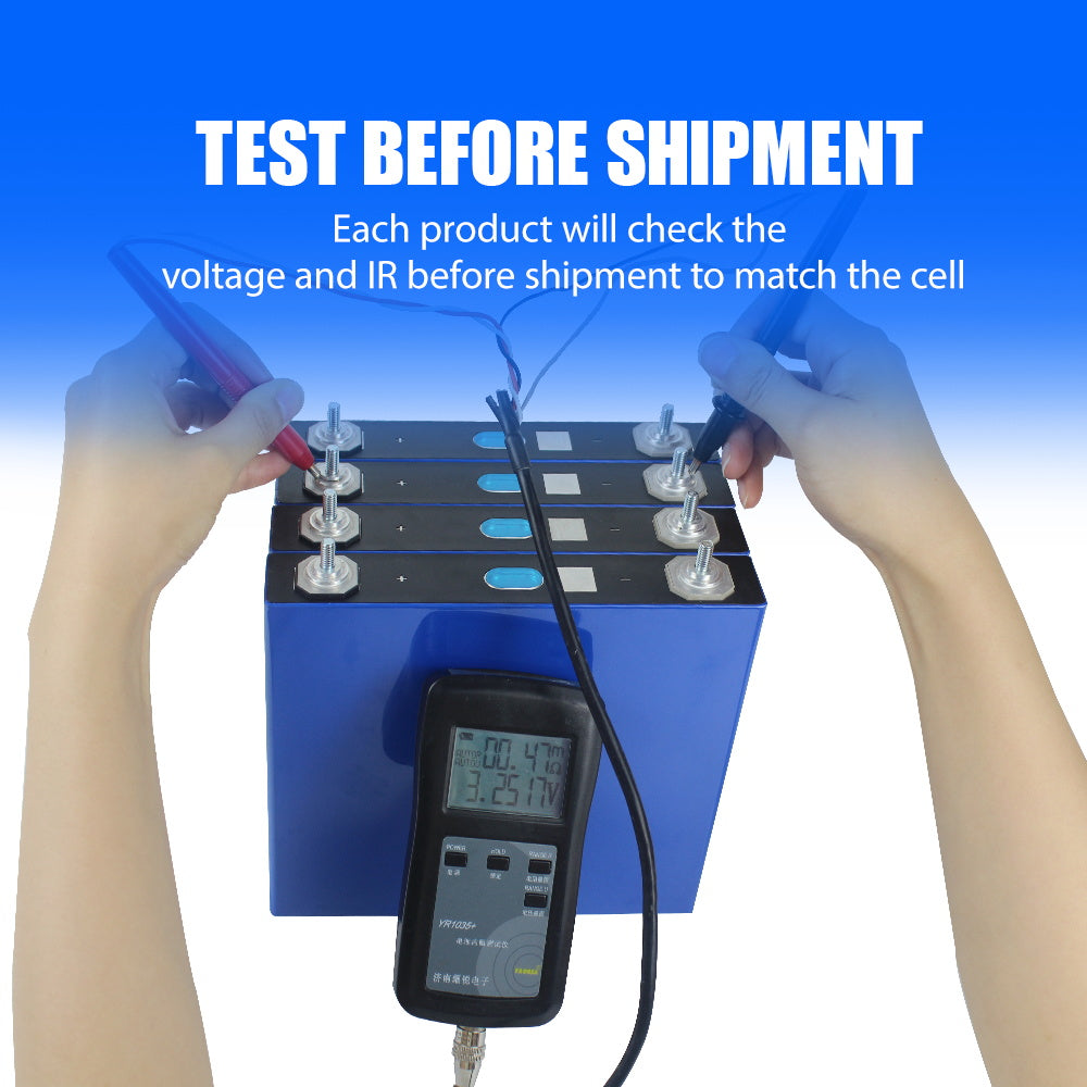 EVE LF125A 3.2V Lifepo4 Battery Grade A with M6 Studs Best for 12V PACK For Marine Boat Usage