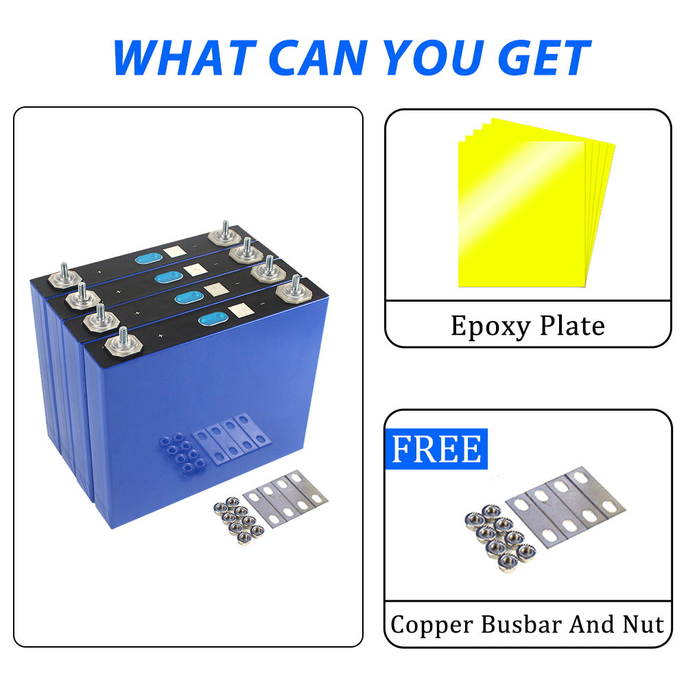EVE LF125A 3.2V Lifepo4 Battery Grade A with M6 Studs Best for 12V PACK For Marine Boat Usage