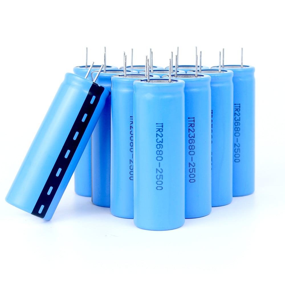 HAKADI LTO battery 2.4V 2500mAh 23680 Lithium Titanate Battery 15C Power Rechargeable Low-temperature Battery, Cycle Life Up To 2000-25000 Times, Etc.
