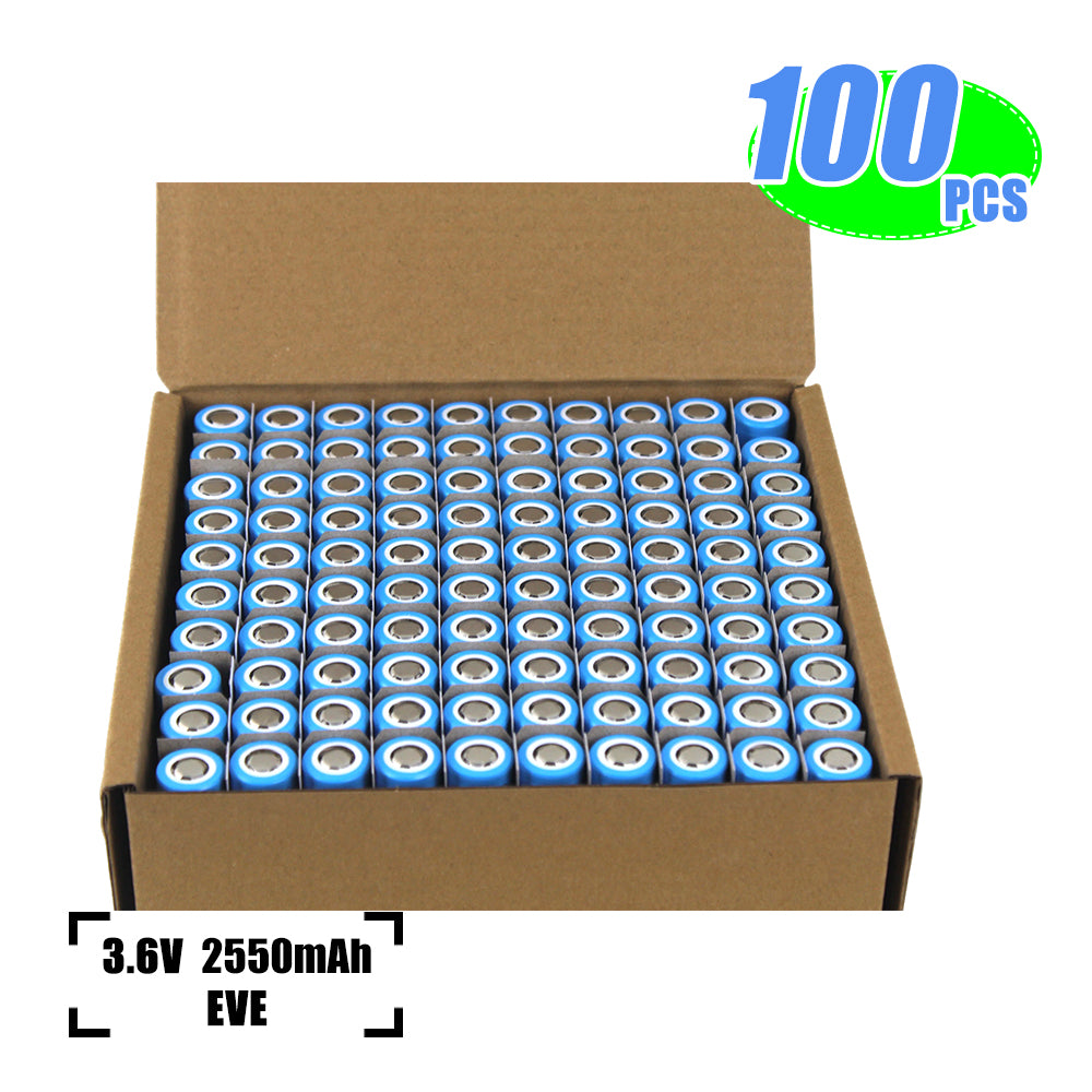 EVE INR/18650 26V 3.65V 2550mah-7.5A li-ion battery NMC Cells