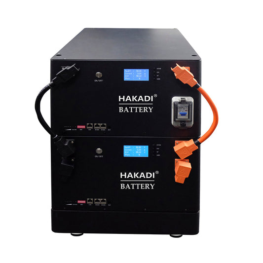 HAKADI Stackable Battery System 15kwh 51.2v 280ah 314a hithium lifepo4 cells 12000 Cycles