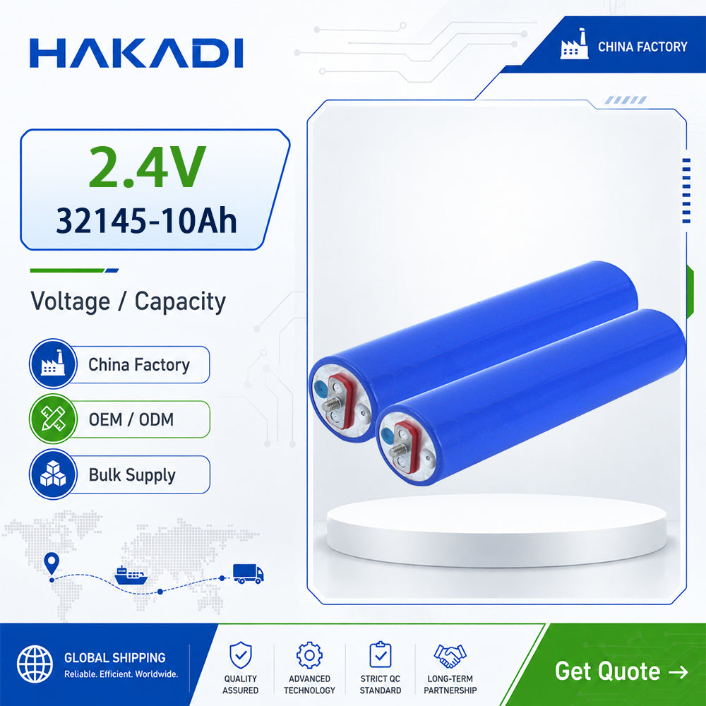 32145 2.4V10A LTO battery Original Grade A 12000 CYCLES 27C High Discharge DIY 6S 12V 13.8V 40AH LTO