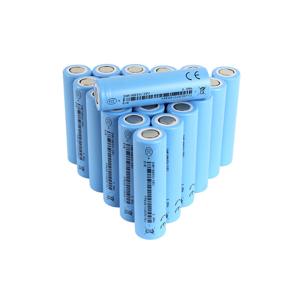 EVE INR/18650 35V 3.65V 3500mah-10.2A Max Li-Ion NMC Cells