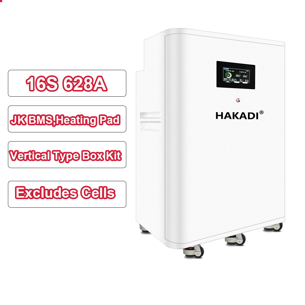 16S628Ah EVE MB56 Box kit with JK BMS 300A Bluetooth and Heating Pad, Fuse fot 30kwh Home Energy Sysem