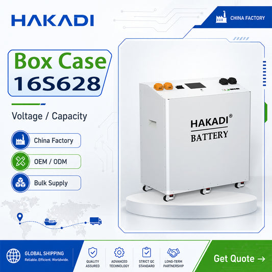 HAKADI 16S628 MB56 Box Kit with JK BMS 300A V19 Fuse Fire Extinguisher