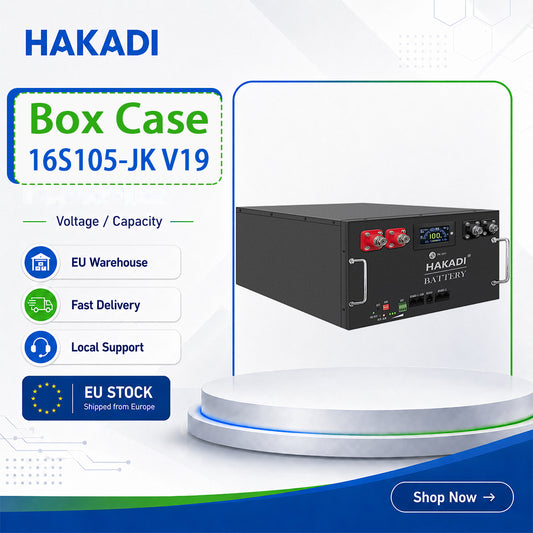 Free Shipping EU Stock! 16S105AH DIY BOX KITS With JK BMS 100A for EVE lf105ah Lifepo4 Battery System for Home Energy Storage