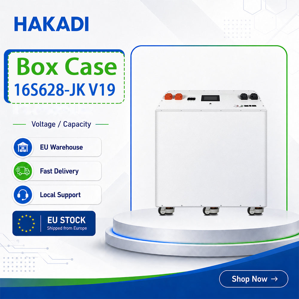 Free Shipping EU Stock: 16S628 MB56 Batter Case with 300A JK BMS for 16Pcs EVE MB56