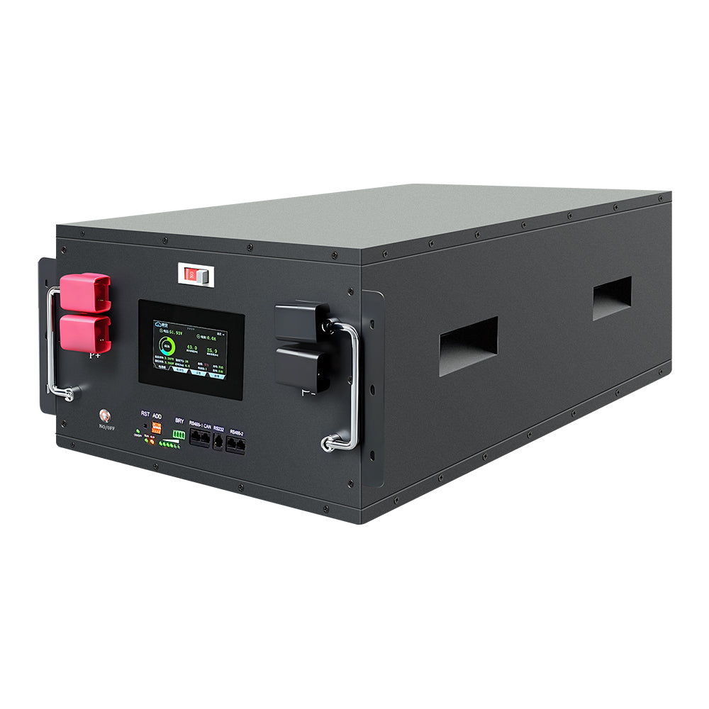 HAKADI Stackable Battery Case with JK BMS 200A V19 4.3'' LCD for 16S280 314 Box Kit 48V LFP PACK