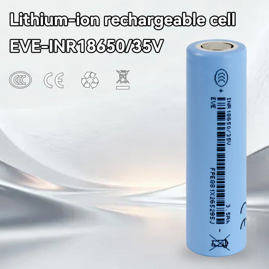 EVE INR/18650 35V 3.65V 3500mah-10.2A Max Li-Ion NMC Cells