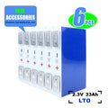 Yinlong 2.3V 33AH LTO Battery Prismatic Cells Grade A 30000 Cycles 10C