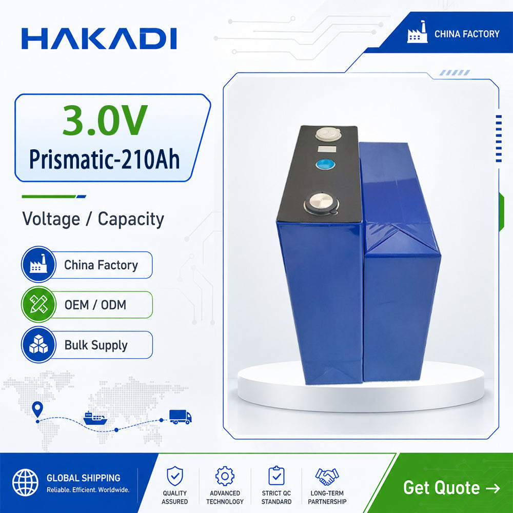 HAKADI NA+ Sodium Ion 3V210A 3C Peak Current 600A High Current Home Energy 10kwh or Starting