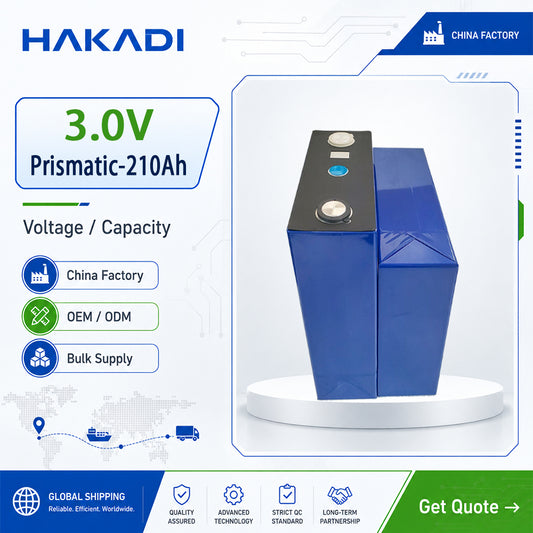 HAKADI NA+ Sodium Ion 3V210A 3C Peak Current 600A High Current Home Energy 10kwh or Starting