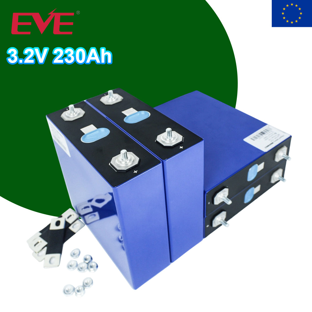 EU Stock: EVE 3.2V230AH 3C Grade A Lifepo4 Battery for Home Energy Storage EV Power