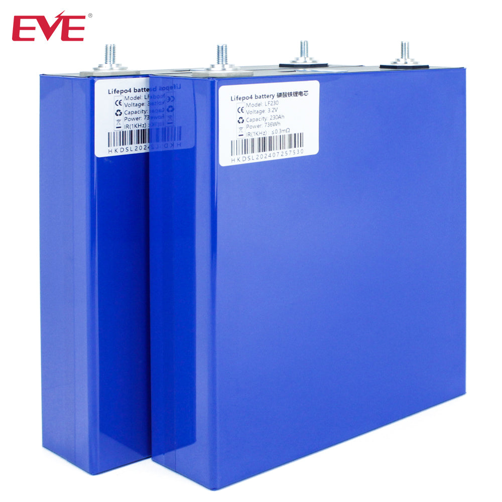 EU Stock: EVE 3.2V230AH 3C Grade A Lifepo4 Battery for Home Energy Storage EV Power