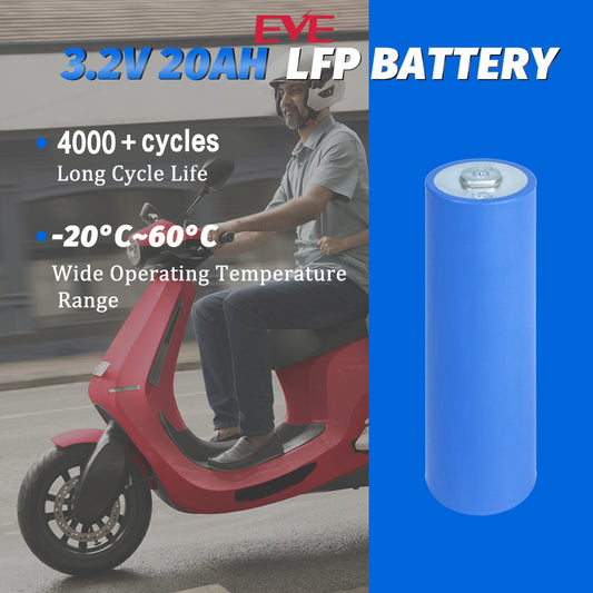 EVE 40135/C40 3.2V 20A Cylindrical Lifepo4 battery Grade A 3C