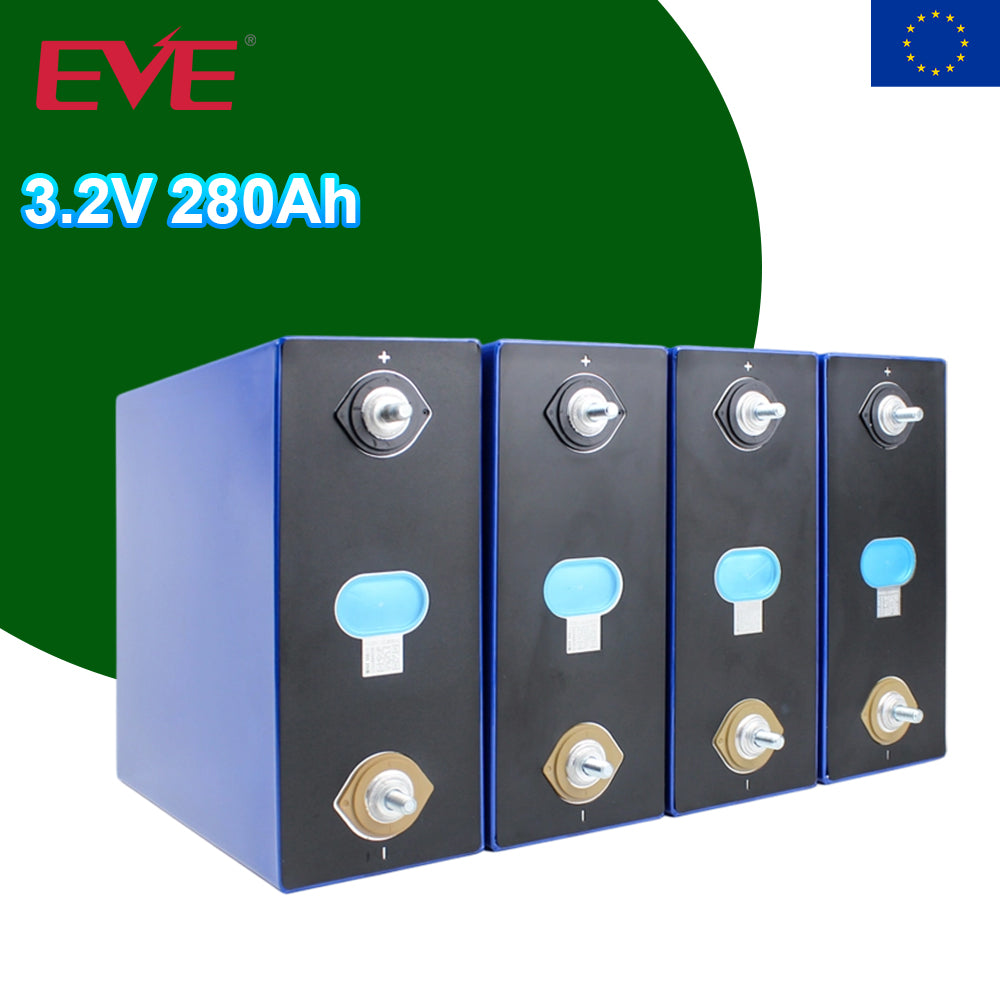 EU Stock- EVE LF280K LiFePO4 280Ah Battery Rechargeable 6000 Cycles for Energy Storage System 15kwh Home Inverter