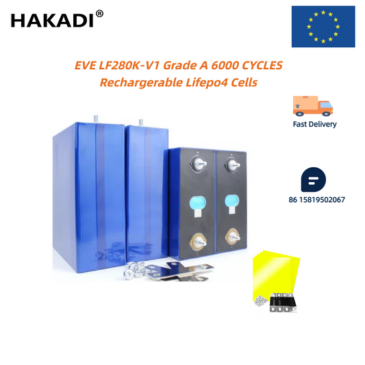 EU STOCK EVE LF280K LiFePO4 280Ah Battery Rechargeable 6000 Cycles for Energy Storage System 15kwh Home Inverter