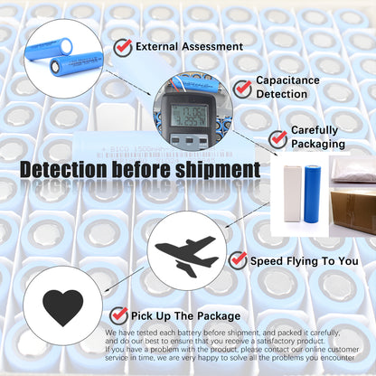 HAKADI Lifepo4 18650 3.2V 1500mah Rechargeable Battery Cell 3C-5C Discharge For DIY Battery Pack Kid Car