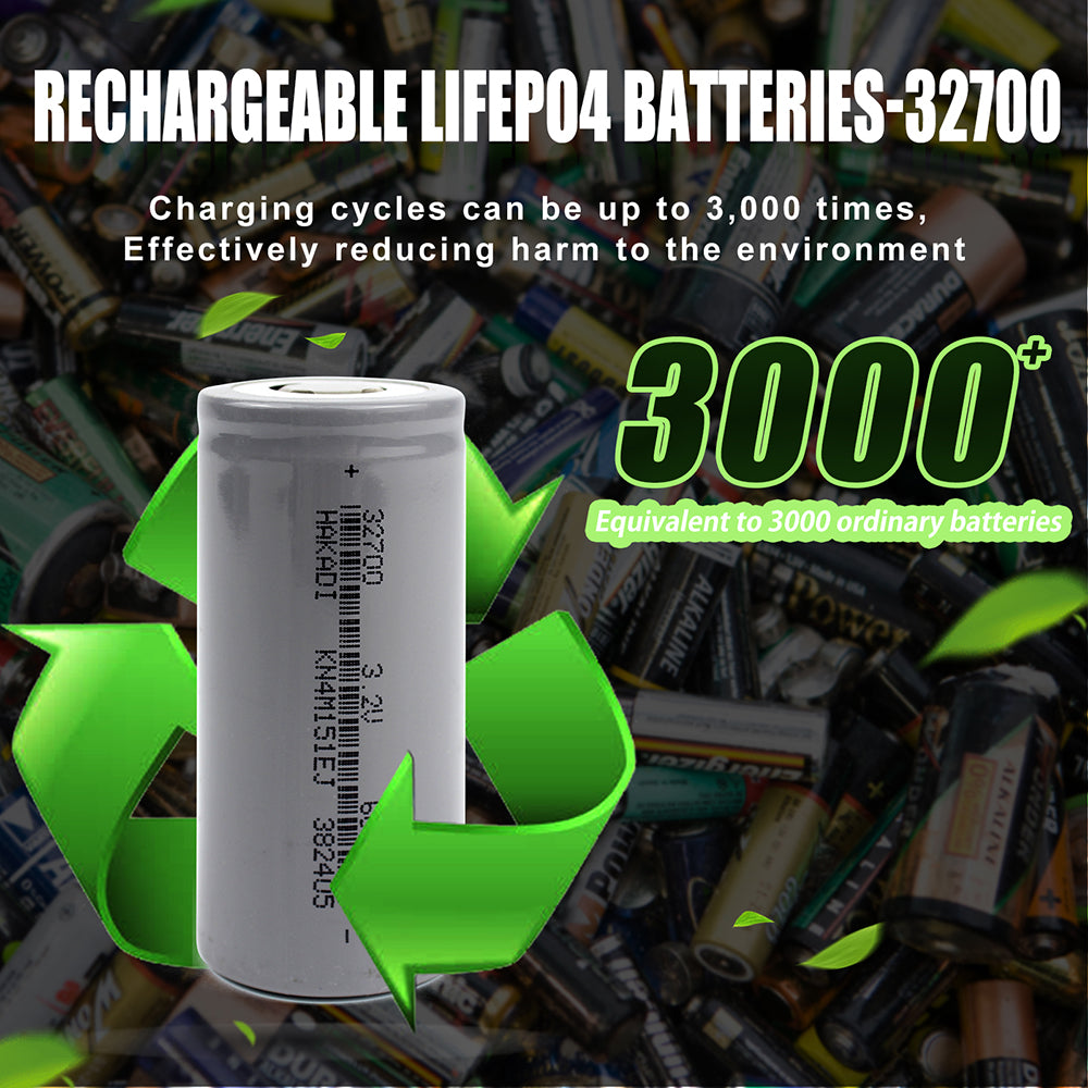 HAKADI 32700 Lifepo4 cells 3.2V 6000mAh Rechargeable Cylindrical DIY 12V 6A 12A 24A 18A pack ENergy Motor battery