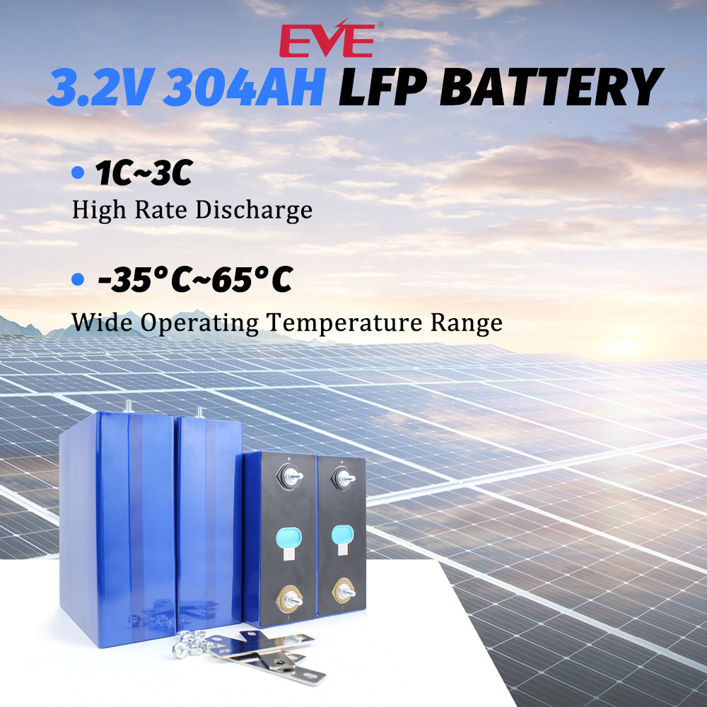 EVE LF304A 3.2V 304Ah 3C Grade A Prismatic Lifepo4 Batteries