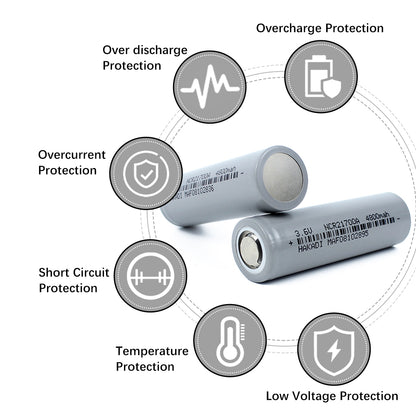 Shop now! HAKADI NMC 21700 3.7V 4800mAh LI-ion cells Grade A