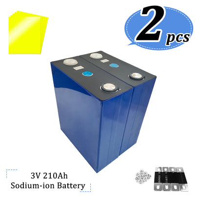 HAKADI 3v 210A Sodium-ion Battery 3000 Cycles Large Capacity 3C 630A for 10kwh Battery System Energy Work Well in Low Temperature -50°C