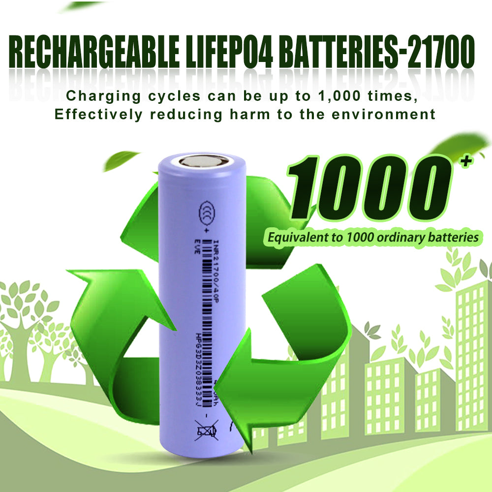 EVE INR21700/40P 3.65V 4000mah-50A Max li-ion battery NMC Cells